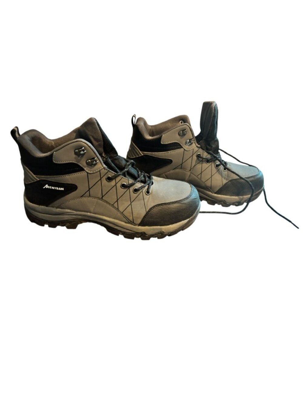 Menyban Work Boots w/ Reinforced Steel Toe & Waterproof design Shoes